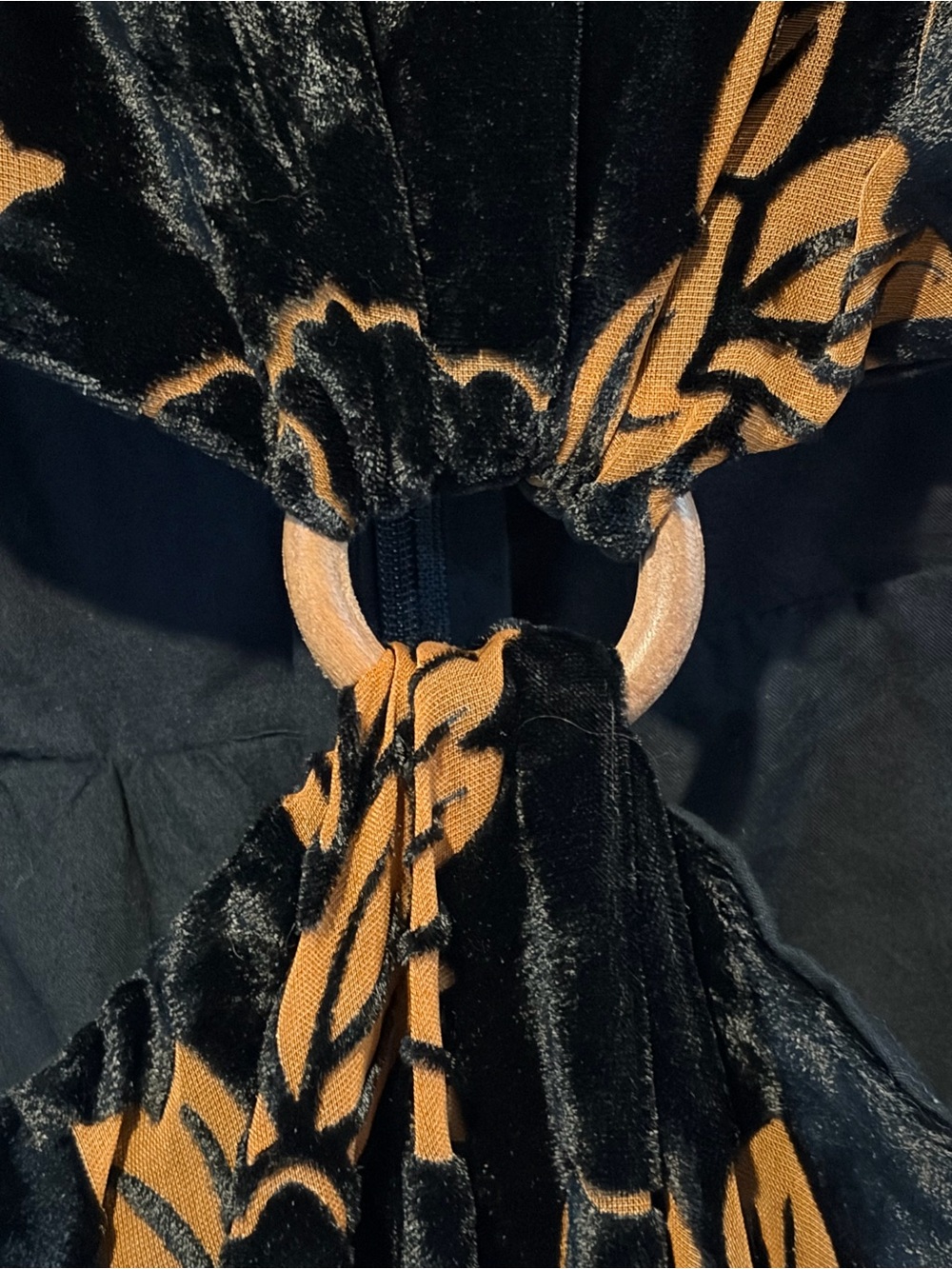 Anthropologie Let Me Be Burnout Velvet Cut Out Maxi Dress XL - Picture 4 of 13